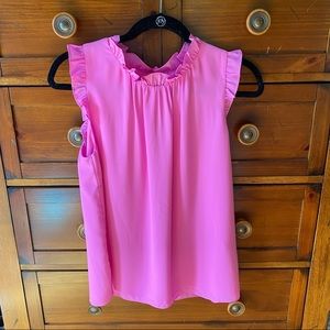 Lilly Pulitzer Talisa Top in Mandevilla Pink